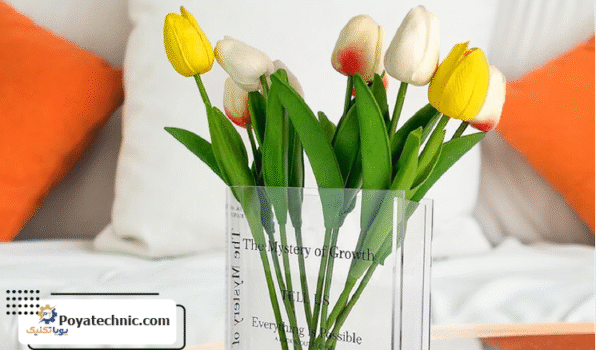 تزئین خانه با گل های مقاوم پی وی سی