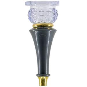 پایه پلیمری Crystal 18cm شفاف