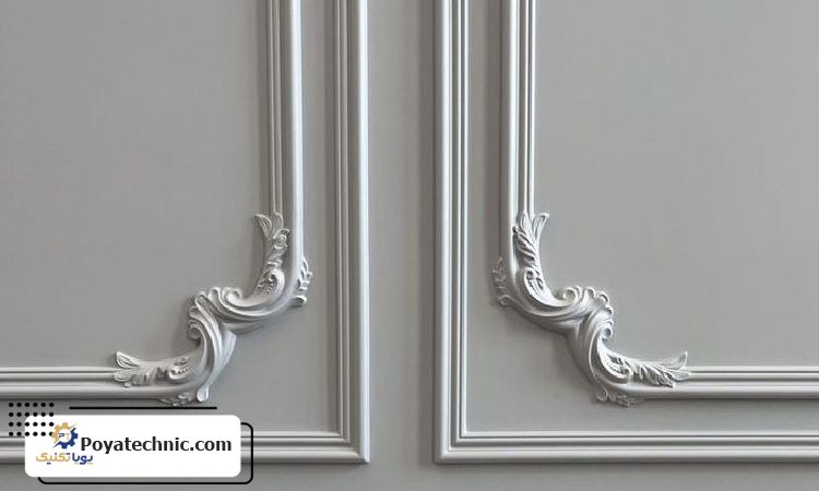 قاب بندی دیوار با طرح گل