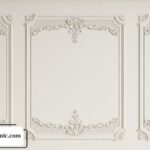 قاب بندی دیوار و ترکیب گل پی وی سی برای طراحی