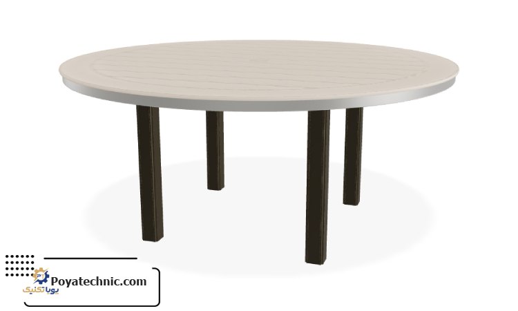 محبوبیت میز ناهارخوری با پایه پلیمری